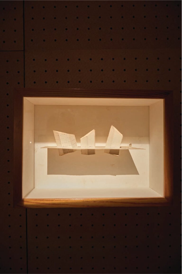 Detalle Pequeño del Techo | Maqueta  detalle del edificio Fundación Museo Jorge Oteiza | POLIGHT